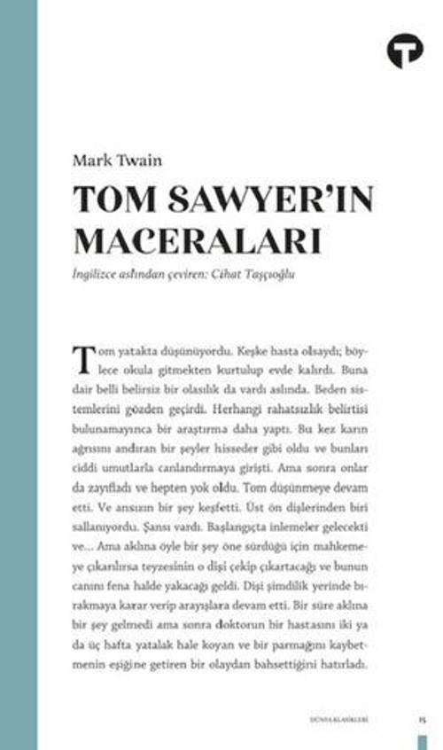 Tom Sawyer'ın Maceraları - Yeni Büyükler İçin - E-Kitap