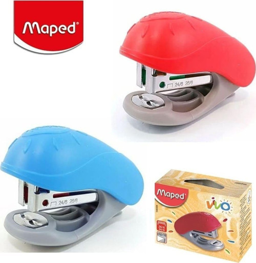 Stapler Vivo Mini Zımba Makinesı 24/6-26/6 Karışık Renk (20'li Paket)