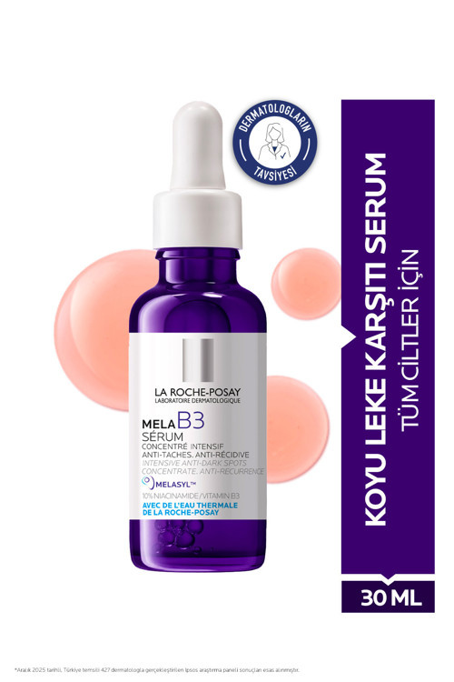 La Roche Posay MELA B3 Hassas Ciltler Dahil Tüm Cilt Tipleri İçin Melasyl İçeren Koyu Leke Karşıtı Serum 30 ml
