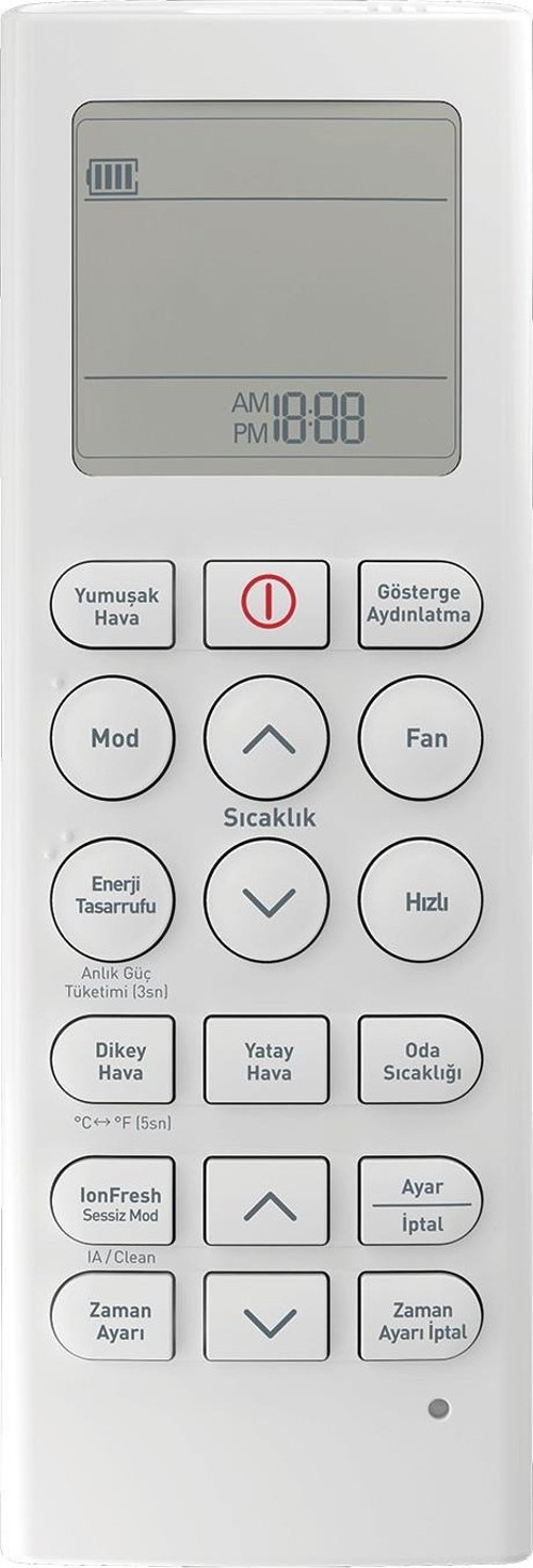 Grundig 5401460399 Uyumlu Klima Kumandası-Eşdeğer