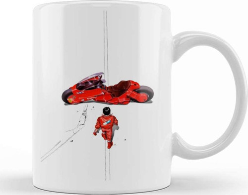 Akira Kaneda Anime Tokyo Bike Drugpills Shotaro Kaneda And His Bike Kupa Bardak Porselen