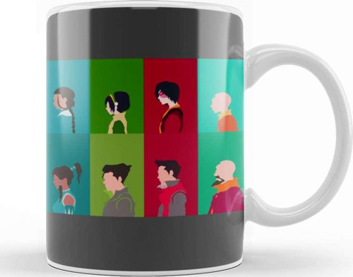 The Last Airbender The Legend Of Korra Main Cast Minimalism Kupa Bardak Porselen