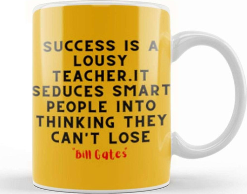 Bill Gates Quotes Motivation İnspiration Success Work Gifts Kupa Bardak Porselen