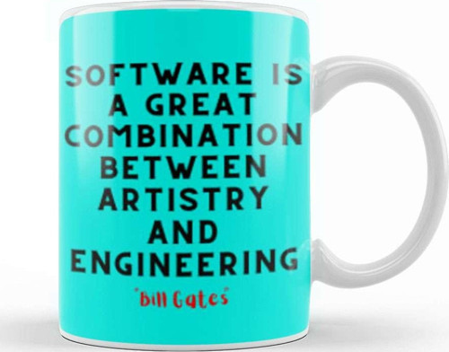 Bill Gates Quotes Motivation İnspiration Success Work Gifts Kupa Bardak Porselen