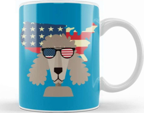 Dog İndependence Day 4Th Of July Gift Celebration Patriotic Kupa Bardak Porselen