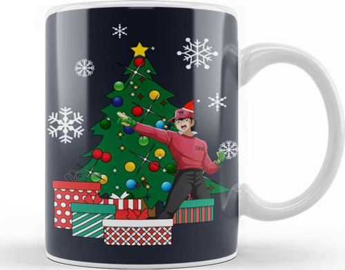 Genzo Wakabayashi Around The Christmas Tree Captain Tsubasa Kupa Bardak Porselen
