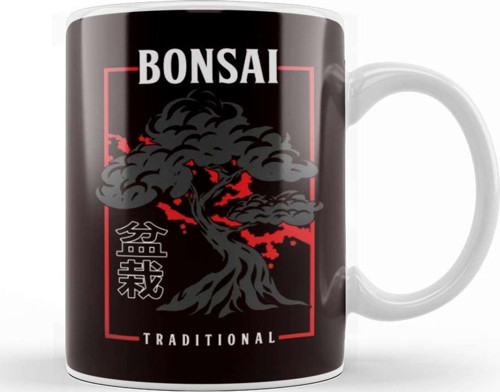 Bonsai Tree Japan Buddhism Meditation Balance Buddhist Yoga Kupa Bardak Porselen