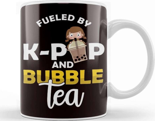 Fueled By K-Pop And Bubble Tea Korean Pop Music Food Drinks Kupa Bardak Porselen