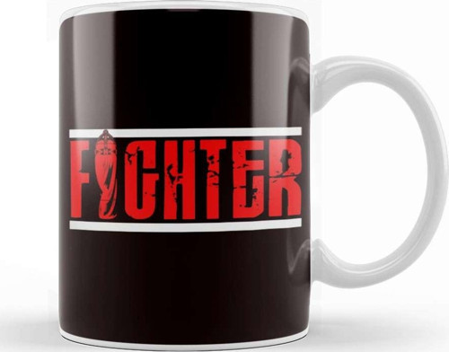 Kickboxer Girl Fighter Kickboxing Fighting Mma Martial Arts Kupa Bardak Porselen