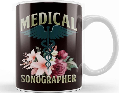 Medical Sonographer Sonography Ultrasound Echography Doctor Kupa Bardak Porselen