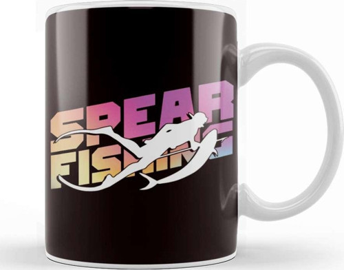 Spearfishing Spearfisher Underwater Speargun Freedive Spear Kupa Bardak Porselen