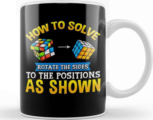 Rubix Cube How To Solve Rotate The Sides To Positions Shown Kupa Bardak Porselen