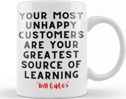 Bill Gates Quotes Motivation İnspiration Success Work Gifts Kupa Bardak Porselen