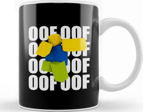 Funny Game Characters Roblox Oof Meme Dancing Dabbing Noob Kupa Bardak Porselen