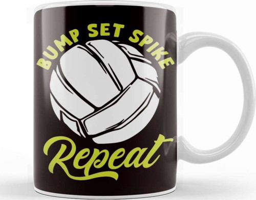 Bump Spike Set Volleyball Team Setter Ball Sports Training Kupa Bardak Porselen
