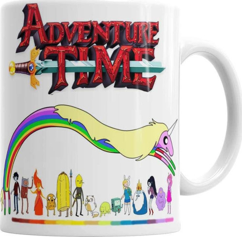 Adventure Time Finn Jake Princess Bubblegum Marceline Martin Mertens Flame Princesss Kupa Bardak Porselen