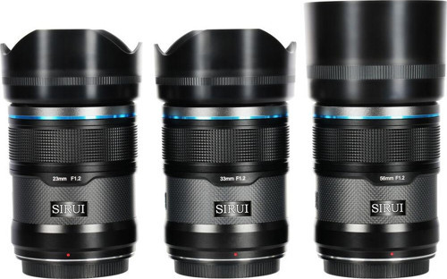 Sniper 23mm, 33mm, 56mm f/1.2 APS-C AF Lens Seti (Sony E, Siyah)