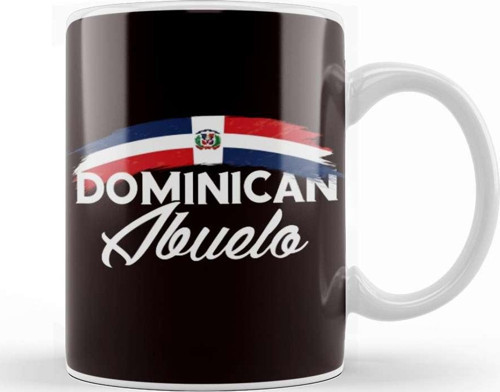 Dominican Abuelo Grandpa Granddad Grandfather Grandparents Kupa Bardak Porselen