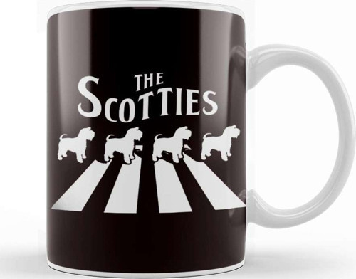 Funny Scotties Scottish Terrier Dog Breed Dogs Owner Puppy Kupa Bardak Porselen