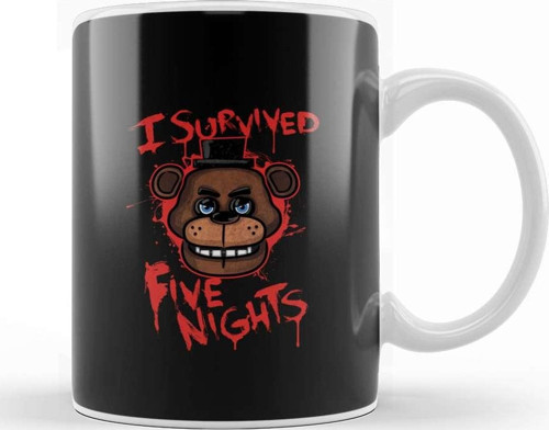I Survived Five Nights At Freddy'S Pizzeria Five Nights At Freddys Kupa Bardak Porselen