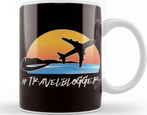 Travel Blogger Traveler Blogging Blog Wanderlust Adventure Kupa Bardak Porselen