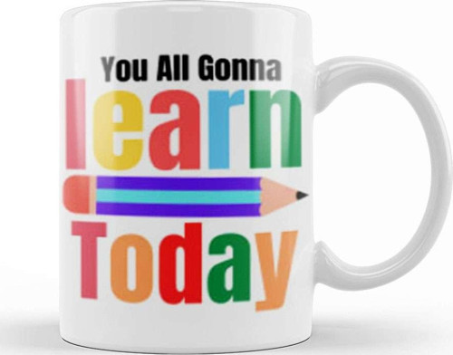 Teacher Gift Learning Inspire Science Student School Inspirational Kupa Bardak Porselen