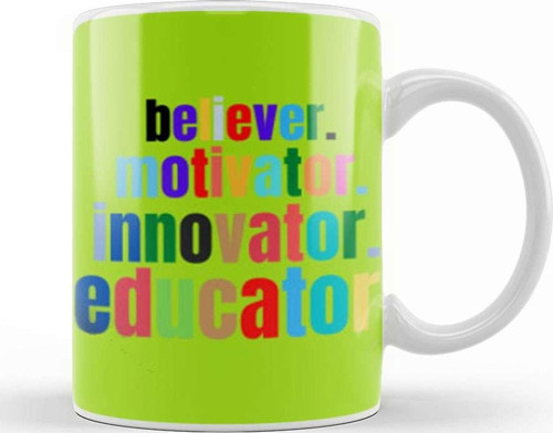 Teacher Gift Learning Inspire Science Student School Inspirational Kupa Bardak Porselen