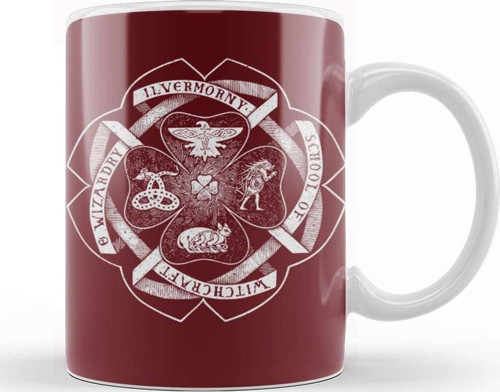 Harry Potter Ilvermorny School Of Witchcraft And Wizardry Kupa Bardak Porselen