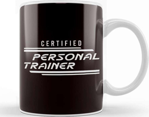 Certified Personal Trainer Fitness Instructor Gym Workout Kupa Bardak Porselen