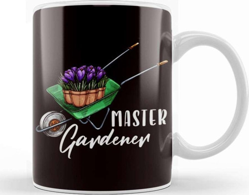 Master Gardener Flowers Plants Gardening Garden Botanical Kupa Bardak Porselen