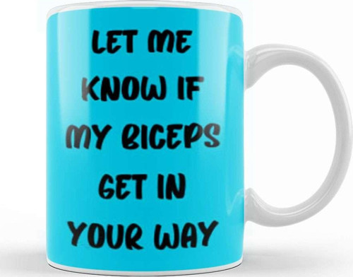Gym Workout Fitness Lover Motivation Gift Quotes For Men Kupa Bardak Porselen