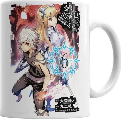 Dungeon Ni Deai Wo Motomeru No Wa Machigatteiru Darou Ka Anime Kupa Bardak Porselen