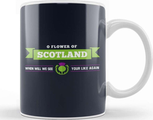 Scottish Rugby Rugby Scotland When Will We See Your Like Again Kupa Bardak Porselen