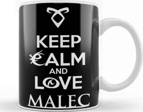 Shadowhunters The Mortal Instruments Keep Calm And Love Malec Kupa Bardak Porselen