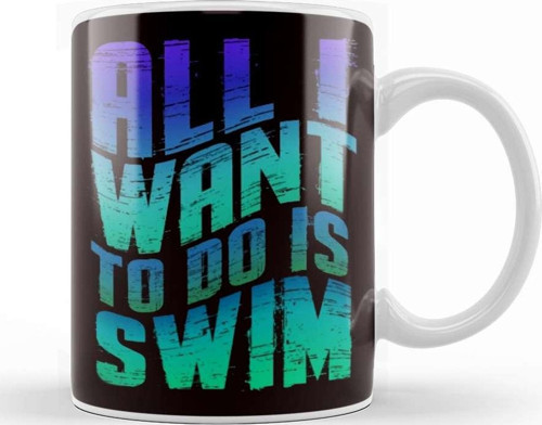 Swim Swimmer Swimming Pool Instructor Coach Water Sports Kupa Bardak Porselen