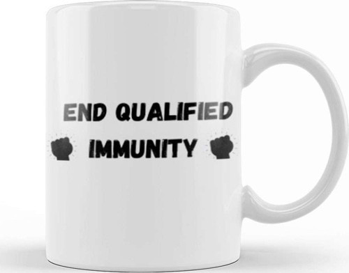 End Qualıfıed Immunıty Ma’Khia Bryant Black Lives Matter Kupa Bardak Porselen