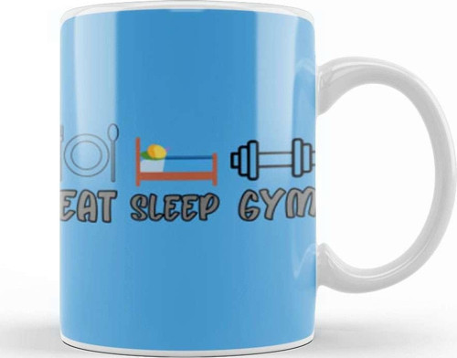 Gym Workout Fitness Lover Motivation Gift Quotes For Men Kupa Bardak Porselen