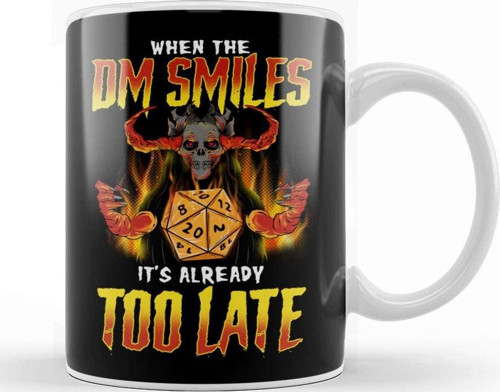 Dungeon Master Funny When The Dm Smiles It'S Already Too Late Kupa Bardak Porselen