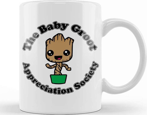 Guardians Of The Galaxy Baby Groot Appreciation Society Kupa Bardak Porselen