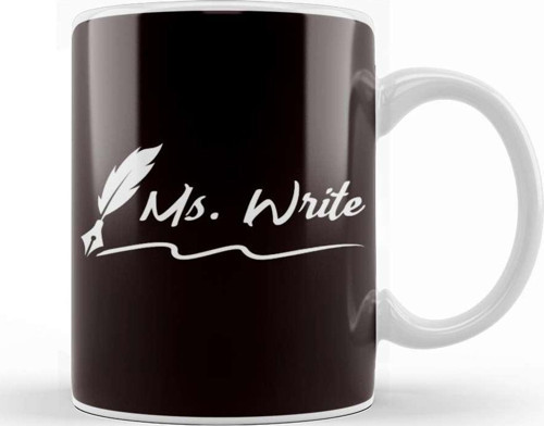 Author Female Writer Literature Blogger Reading Writing Book Kupa Bardak Porselen