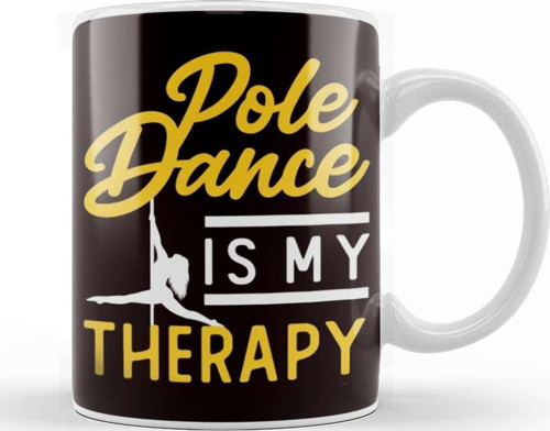 Pole Dancing Therapy Fitness Sports Workout Pole Dancer Kupa Bardak Porselen