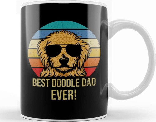 Goldendoodle Dad Hoodie Best Doodle Dad Ever Gift Köpek Kupa Bardak Porselen