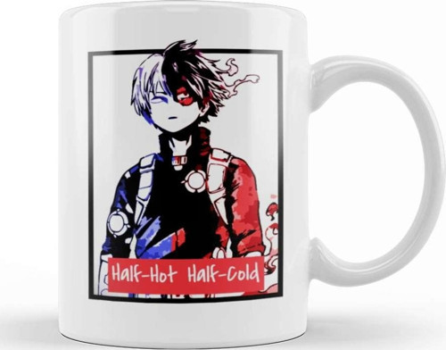 Shoto Todoroki Half Hot Half Cold Boku No Hero Academia Kupa Bardak Porselen