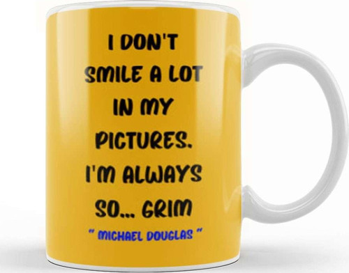Smile Emoji Quotes Funny Happy Face Love Sarcastic Gift Kupa Bardak Porselen