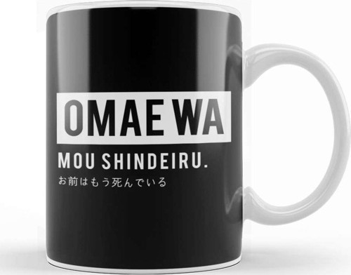 Omae Wa Mou Shindeiru Anime For Otaku Hokuto No Ken 01 Kupa Bardak Porselen
