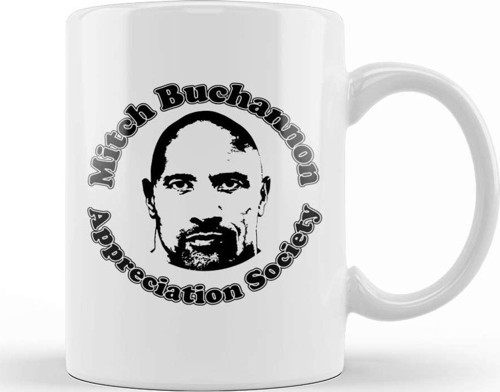 Baywatch Mitch Buchannon Appreciation Society The Rock Kupa Bardak Porselen