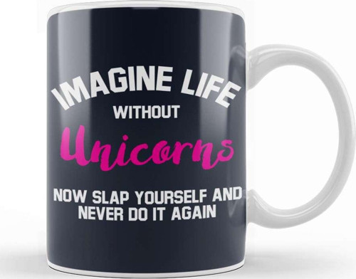 Imagine Life Without Stranger Things Now Slap Yourself Kupa Bardak Porselen