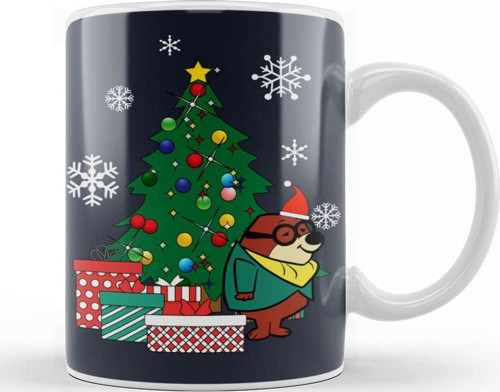 Morocco Mole Around The Christmas Tree Secret Squirrel Kupa Bardak Porselen