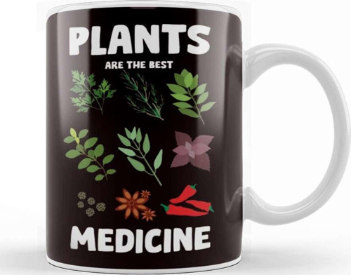 Plants The Best Medicine Planting Gardening Garden Botanical Kupa Bardak Porselen