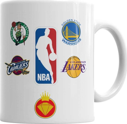 Nba Da King Basketboll Boston Golden Cavalıers Lakers Kupa Bardak Porselen